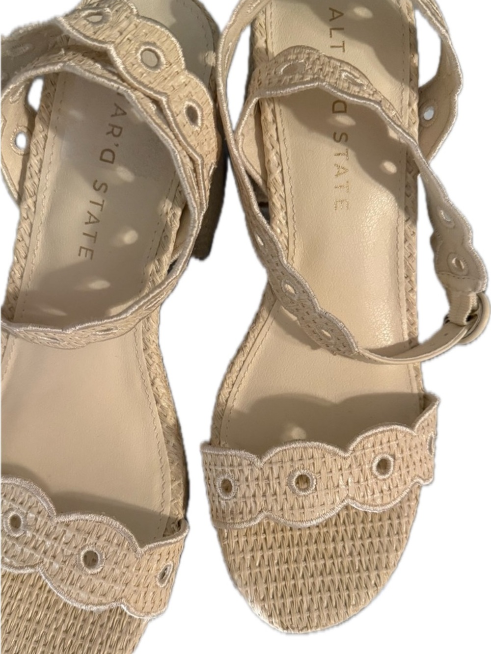 Altar’d State Raffia Platform Sandals